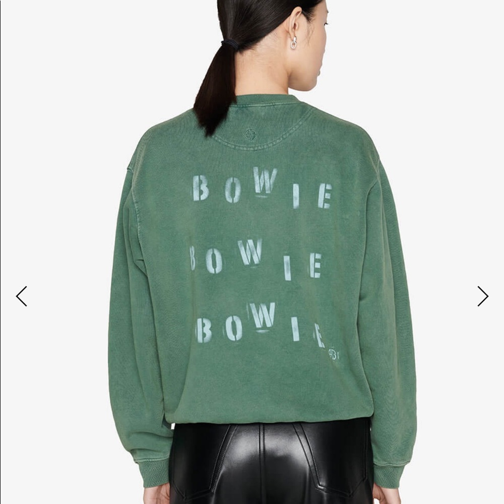 Anine Bing Ramona Sweatshirt AB xTO Bowie - Picture 3 of 4